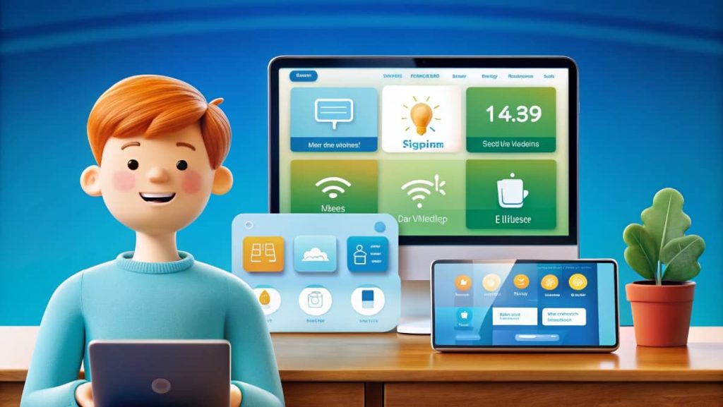 Person using AI-powered apps to manage daily tasks efficiently