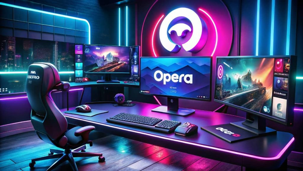 Opera GX browser integrated with Twitch and Discord for seamless streaming