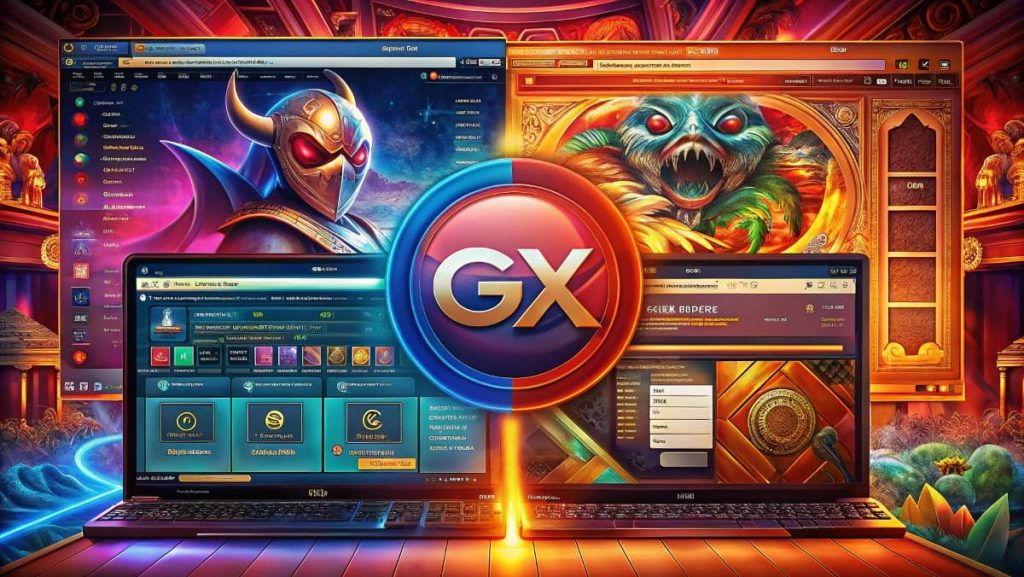 Comparison between Opera GX Control panel and Chrome Task Manager for gaming performance