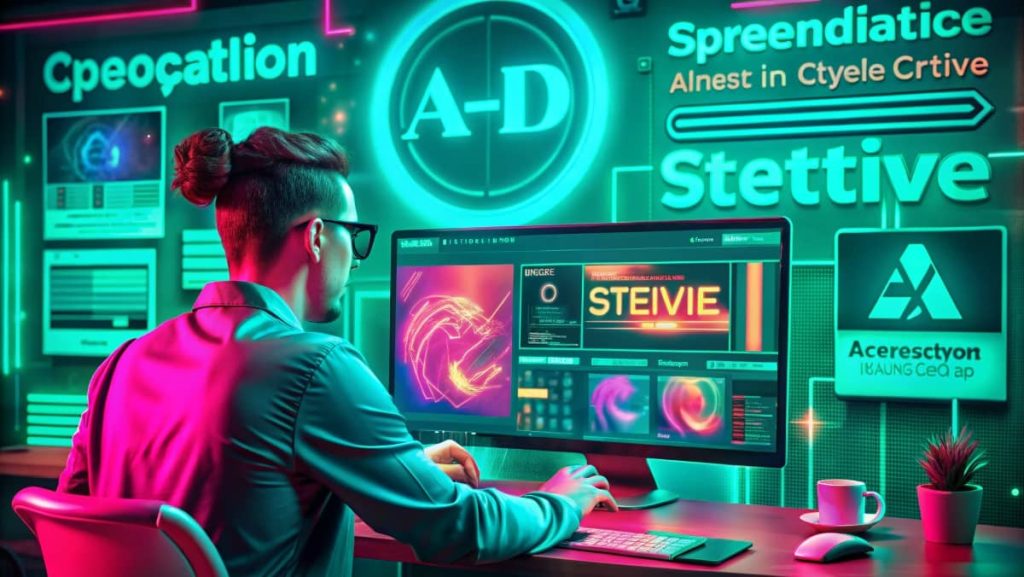 AdCreative.ai platform generating high-converting ad designs with AI.