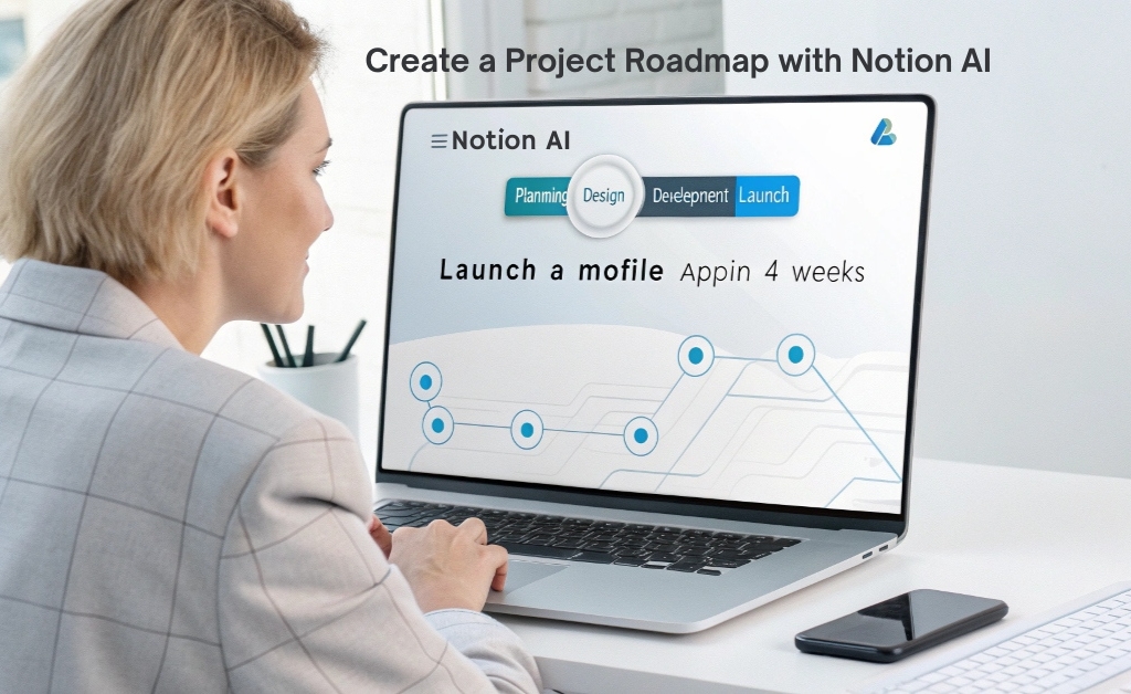 5-Minute project roadmap: How to use Notion AI fast