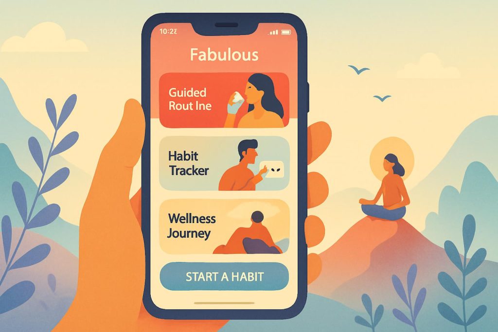 Your wellness journey: the Fabulous app habit builder