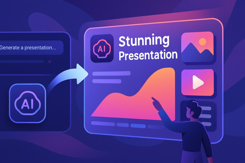 Generate stunning presentations instantly using gamma AI