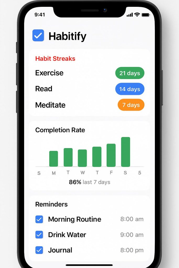 Track routines effectively with the Habitify partner app