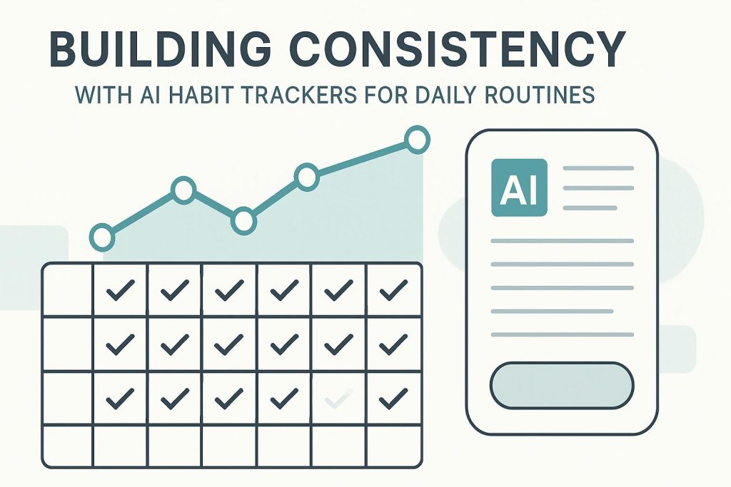 Building consistency: AI habit trackers for daily routines