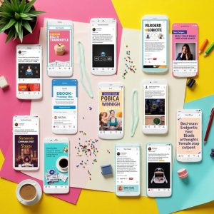 AI-generated design examples made with Canva Pro