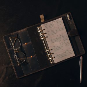 Life Compass goal planner filled with weekly goals and notes