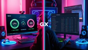 Opera GX resource control vs Chrome memory consumption.
