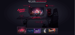gaming browser interface